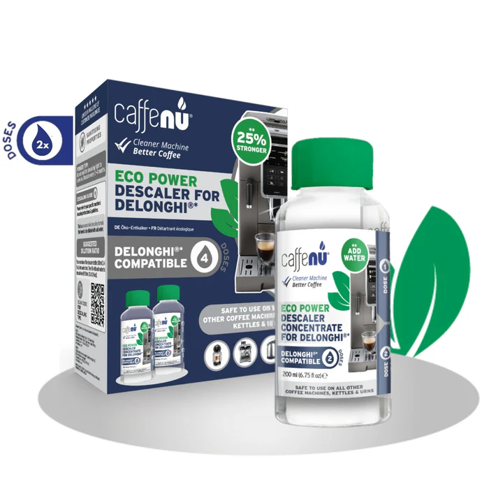 Caffenu® Descaling Kit for DeLonghi Coffee Machines (2 or 4 Doses)