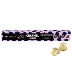 Caramelly Caramel Cookie Flavoured Nespresso® Compatible Coffee Capsules - 10 Pods