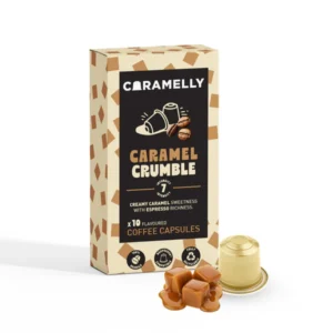 Caramelly Caramel Crumble Flavoured Nespresso® Compatible Coffee Capsules - 10 Pods