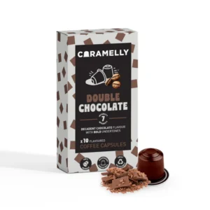 Caramelly Double Chocolate Flavoured Nespresso® Compatible Coffee Capsules - 10 Pods