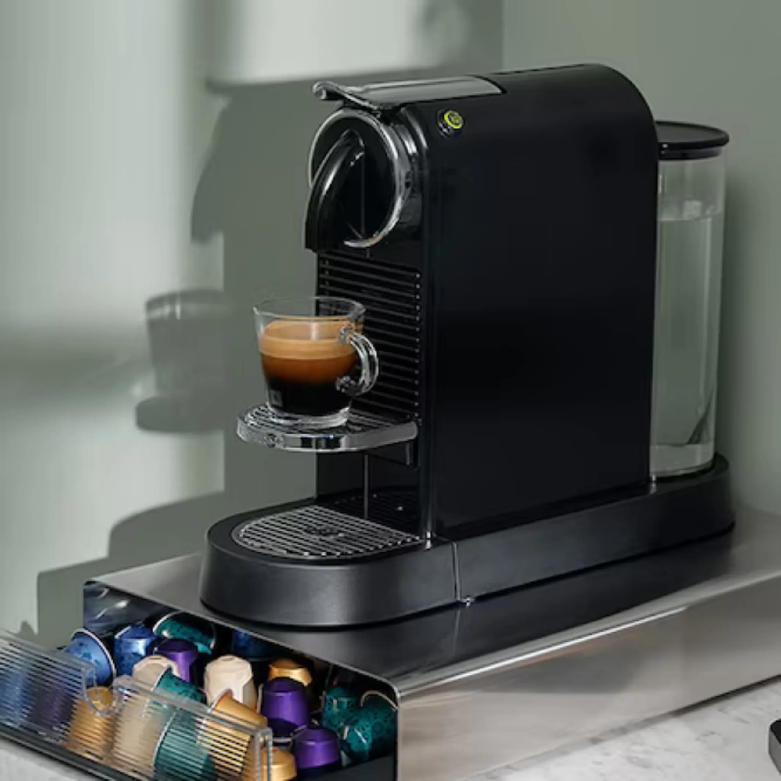 Nespresso CitiZ Espresso Machine by DeLonghi, Black - Image 2