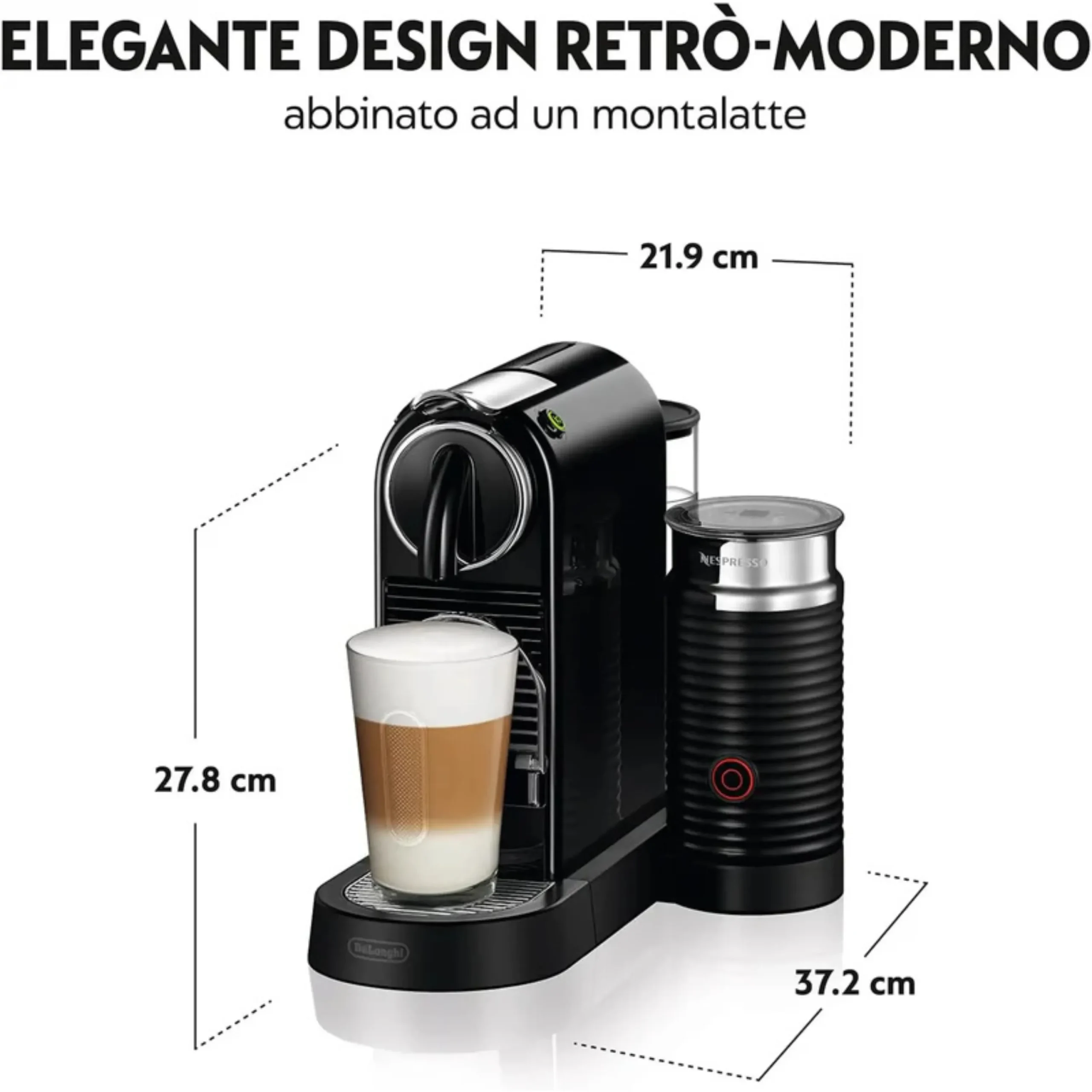 Nespresso CitiZ Espresso Machine by DeLonghi, Black - Image 3
