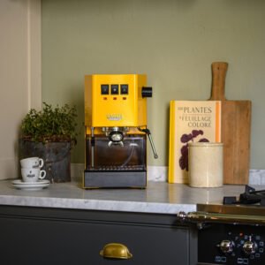 Gaggia Classic Evo E24 (Latest Brass Boiler) Sunshine Yellow