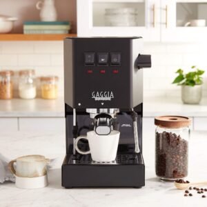 Gaggia Classic Evo E24 (Latest Brass Boiler) Thunder Black