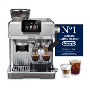 De'Longhi La Specialista Touch EC9455.M La Specialista Touch guides you like a true barista, turning your kitchen into an artisan café. With intuitive on-screen assistance, craft a full menu of café-quality drinks—flawlessly, every time. It’s not just perfect—it’s Perfetto.
