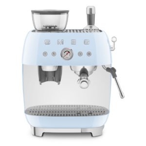 Smeg Manual Espresso Coffee Machine with Integrated Grinder, Manual Espresso Coffee Machine with Integrated Grinder, Ice blue