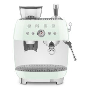 Smeg Manual Espresso Coffee Machine with Integrated Grinder, Manual Espresso Coffee Machine with Integrated Grinder, Glossy Pistachio